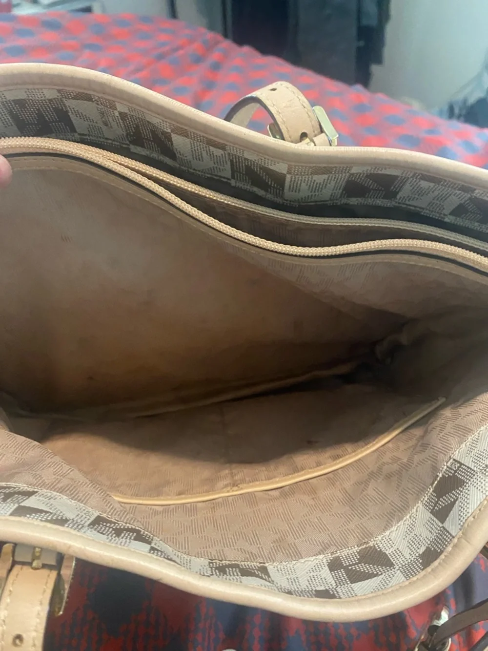 Michael Kors Metallic Tote - Picture 6 of 10